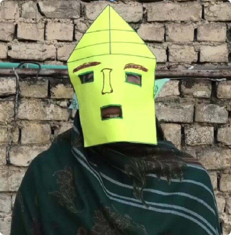 Masked child